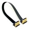 0.2M Dual 90 Degree Down Angled HDMI Type A Male To Male HDTV FPC Flat Cable for FPV HDTV Multicopter Aerial Photography