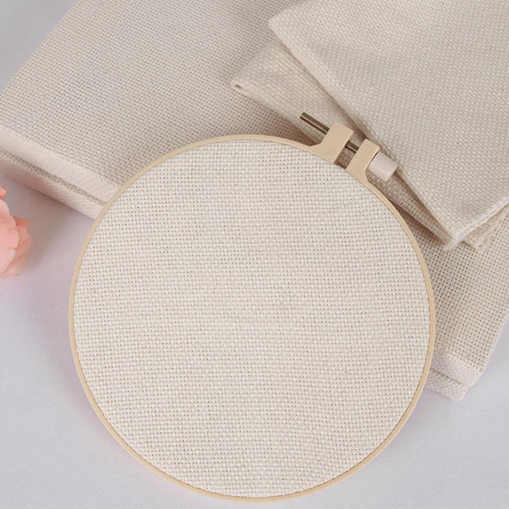 2pcs Overlocking Edge Tufting Cloth Large Size Cross Stitch Aida Cloth  For DIY Rug Making