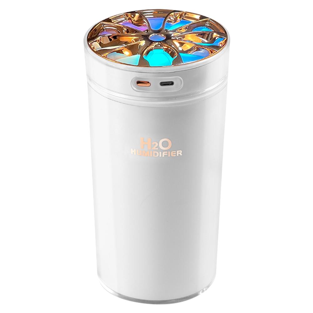 

Автомобильный ароматерапевтический диффузор, таймер, автомобильный освежитель воздуха, красочный ночник, 300 мл, диффузор эфирных масел, двойной режим для офиса, спальни белый