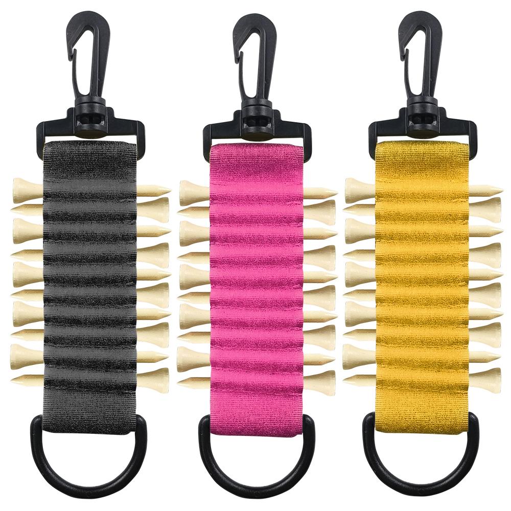 Golf-Handschuhe zum Aufhängen, Magic Tape, doppelseitiger Golf-Tee-Halter-Clip für den Außenbereich, tragbar zum Aufhängen, kann an der Balltasche oder Hose aufgehängt werden