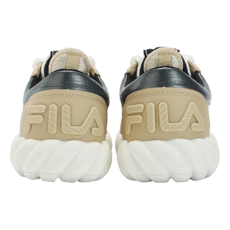 FILA Campo Cushioning Low top Skateboard Shoes Women's Coconut Milk White Beige Yellow F12W333201FCA