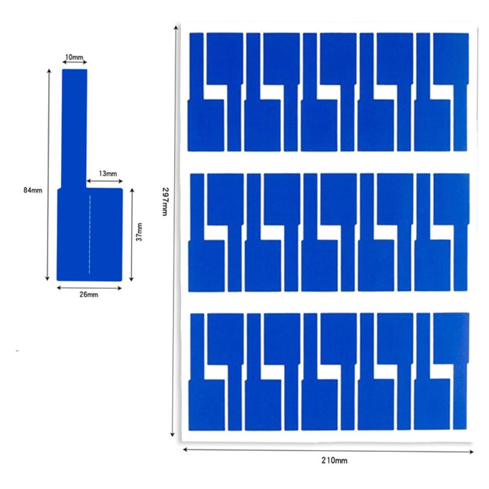 Waterproof A4 Self-Adhesive Label Cable Tags Cable Label Cable Label Sticker  Management Tool
