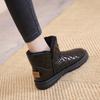 Popular snow boots women's 2025 new winter velvet thickened warm versatile short boots women's fur integrated cotton shoes