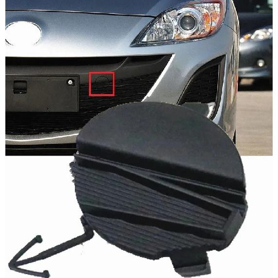 

Cafoucs Front Bumper Tow Hook Cap Towing Hole Cover Trailer Trim Shell For Mazda 3 2.0 2.5L 2010 2011