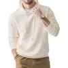Herbst Frühling Herren Hoodie mit großer Tasche Kordelzug lange Ärmel dicker Pullover