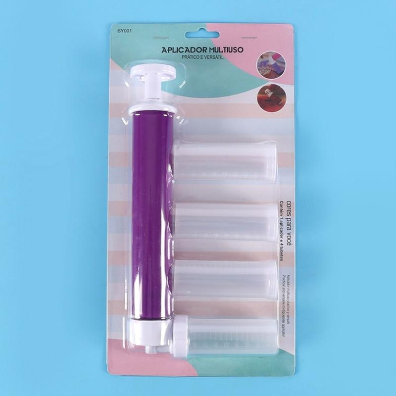 Manual Handheld Cake Decorating Sprayer For Effortlessly Baking With Adjustable Nozzle And Durable Plastic Design