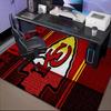 Kansas City Chiefs Logo Rug Game Carpet, Floor Mat for Bedroom Living Room Entryway Rug, Home Decor Idea Gift for Christmas Birthday