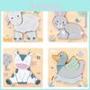 Wooden Animal Puzzle For Kids With Educational Cognitive Skills For Early Learning Toys