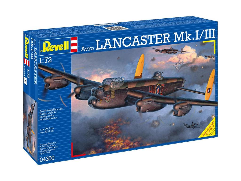 German Revell 1/72 Avro Lancaster Mk.I Plastic Model