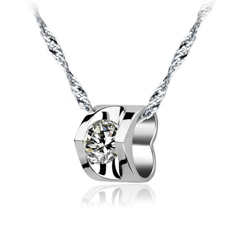 

Модное женское сердечко с подвеской из циркона Love ожерелье с ключичной цепочкой для женщин-студенток