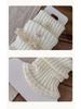 Girls' Korean Style Lace Trim Fold-over Slouch Socks - Thick Autumn/Winter Warm Calf Leg Warmers