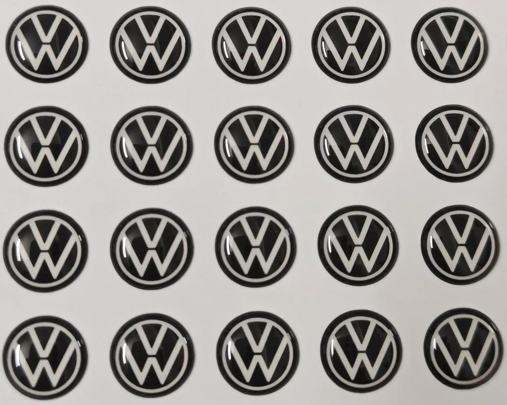 YNEPB1 Car Key Sticker Auto Control Keychain Accessories For Volkswagen VW Rline R GTI Golf Polo Passat Magotan Tiguan Bora Jetta T-ROC