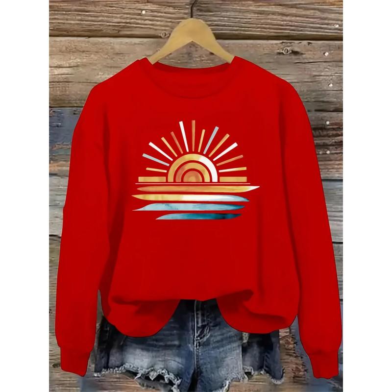 Womens Christian Sweatshirt In My Trusting God Era Graphic Print Casual Long Sleeve Top