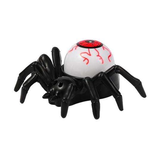 Halloween Spider Tea Lights LED Flameless Spider Candle Holder Light Battery Operated Spider Eyeballs Lamp for Home Decoration