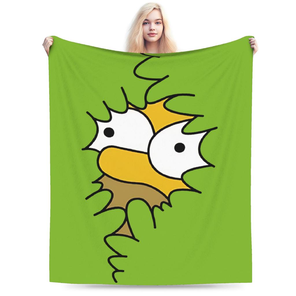 The Simpsonseds Face Throw Blanket for Couch Soft Cozy Plush Blanket 50x60 Inch Multiple Sizes Bedspreads for All Seasons