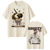 Vintage Washed Chris Brown Breezy Bowl XX Tour 2025 R&B Pop Graphic T-shirt Men Women Printed Tee Summer Casual Fashion Clothing Tops Streetwear
