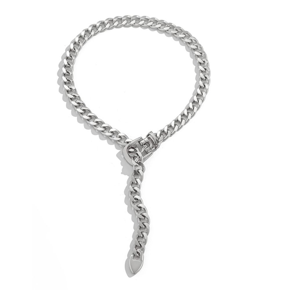 Accessories Exaggerated Metal Chain Necklace Jewelry Clavicle Chain  Street Wear