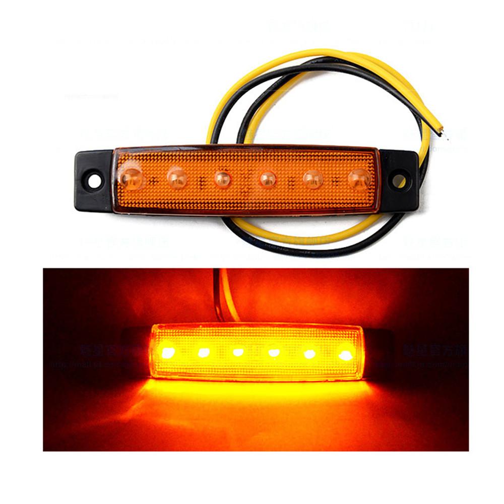 12V/24V 10/30 Pièces LED Camion Remorque Camion Indicateur Marqueur Latéral Étanche Lumière Avec E-Marke Lampe Stroboscopique