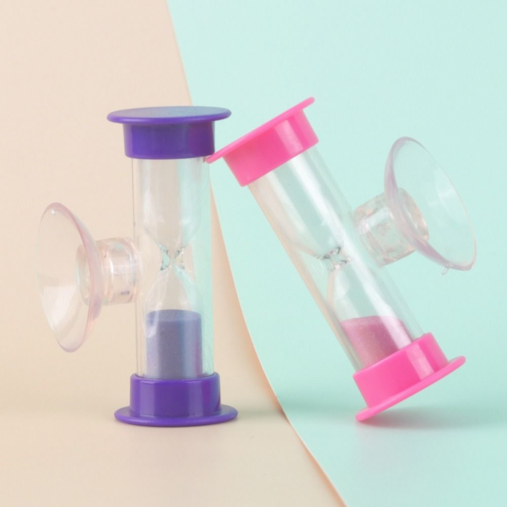 Tooth Brushing With Suction Cup Time Reminder Desktop Ornament Hourglass Sand Clock Time Funnel