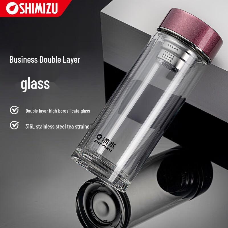 SHIMIZU Double-Wall Glass Tea Mug