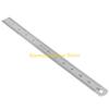 F26C 30CM 12"Steel Stainless Pocket Pouch Metric Metal Ruler Measurement Double Sided