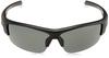 Shimano Polarized Fishing Matte Free Size HG-066N Sunglasses, Water-Repellent Half-Fishing Glasses, Black/Smoke,