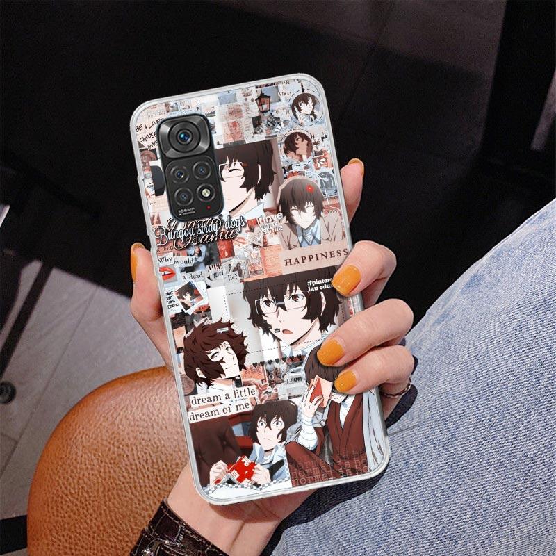 Bungo Stray Dogs Poster Anime Phone Case For Xiaomi Redmi Note 15 14 13 12S 12 11 Pro Plus 14S 11S 11E 10 10S 11T 5G Personalize