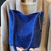 Simple Retro New Solid Color Casual Large-capacity Corduroy Armpit Hand-carried One-shoulder Handbag