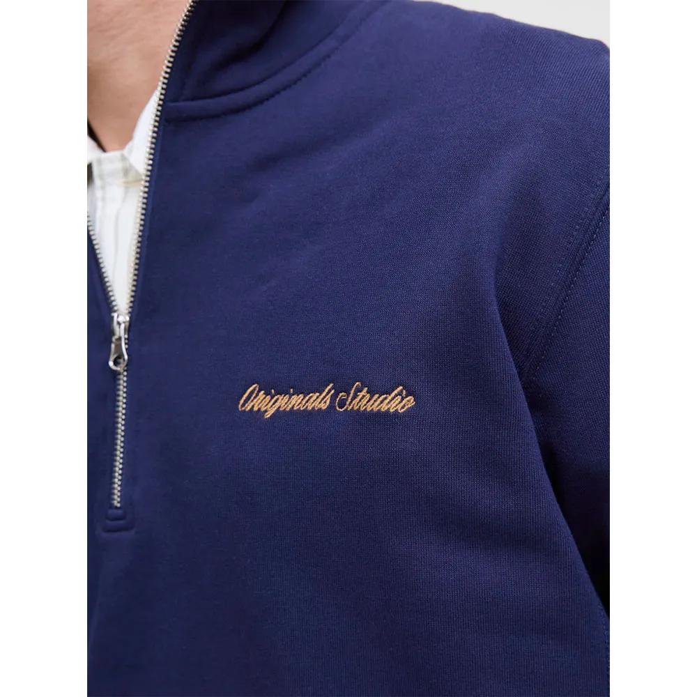 Jack & Jones Sweatshirt with Half-Zip Norrebro Emb