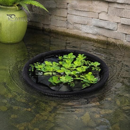 Anello di Sicurezza per Piante Acquatiche Fioriera Galleggiante per Stagno, Rete Barriera per Pesci, Protettore, Isola da 18" per Piante Anello da 24" 31", Stagni da Giardino a Rete,