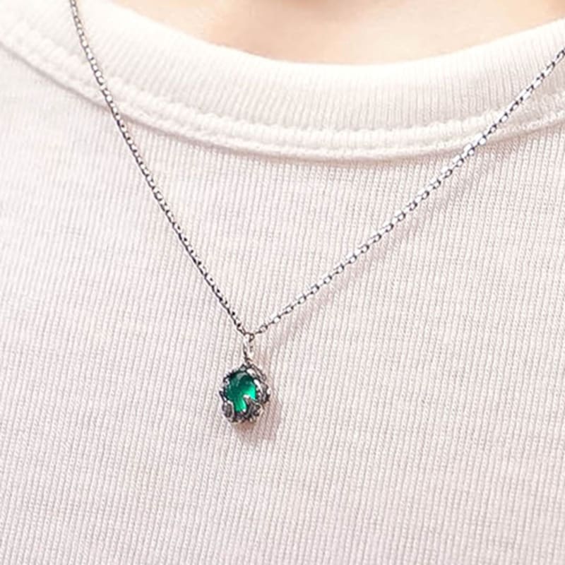 HARANG HR 213N_Green Onyx Necklace