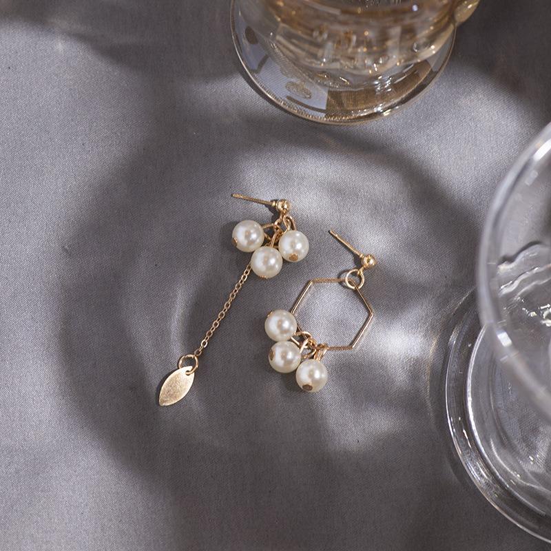 Boucles d'oreilles à longues pampilles pour femmes, style coréen Dongdaemun, design original, boucles d'oreilles polyvalentes