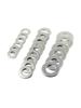Stainless Steel Flat Washer Gasket, No Burrs, GB97 Standard (201/316/304)