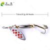 5 stücke Angeln löffel köder spinner köder locken 7,8 CM-8,1G-#6 metall lockt spinnerbait isca künstliche köder angelgerät