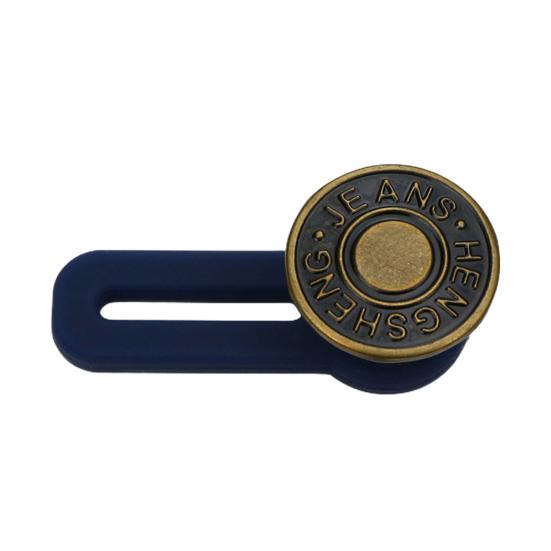 Retractable Jeans Buttons Extender Punch Free Recyclable Waistband Extender Buckle Garment Accessories for Women Men