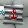 Minimalist Style Anchor For Boats Digital Printing Short Plush Pillow Covers For Car Sofa Office Cushion Cover Home Goods