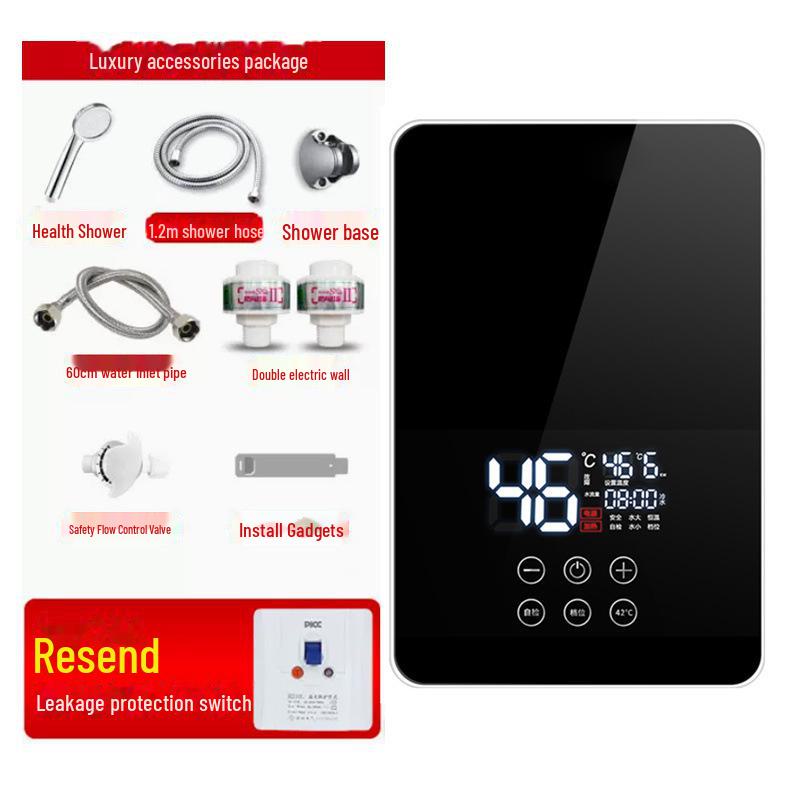 2025 Instant Electric Shower Water Heater - Compact & Fast-Heating for Home & Kitchen