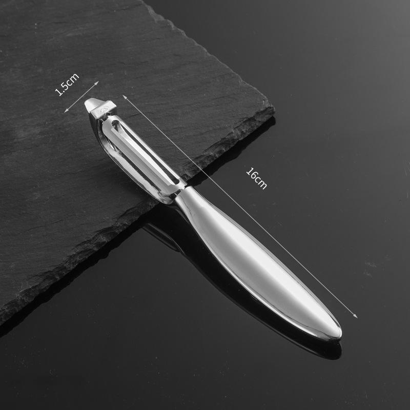 Stainless Steel Multi-Purpose Fruit & Vegetable Peeler with Zinc Alloy Slicer