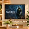 Custom Name Halo Master Chief 5D Diamond Painting Personalized Full Drill Diamond Art Kit Gift