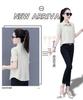 Stylish Women's Short-Sleeve Tummy-Concealing Summer Shirt - Casual Loose Fit