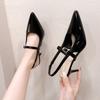 High Heels, Thin Heels, Pointed Toe Shoes, Covered-toe Shoes, Sandals, Single Shoes, Women's Shoes