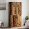 VidaXL Wardrobe Old Wood 80x52x180 Cm Engineered Wood, Closet, Clothes Storage, Fabric Wardrobe, Cabinet of 855882