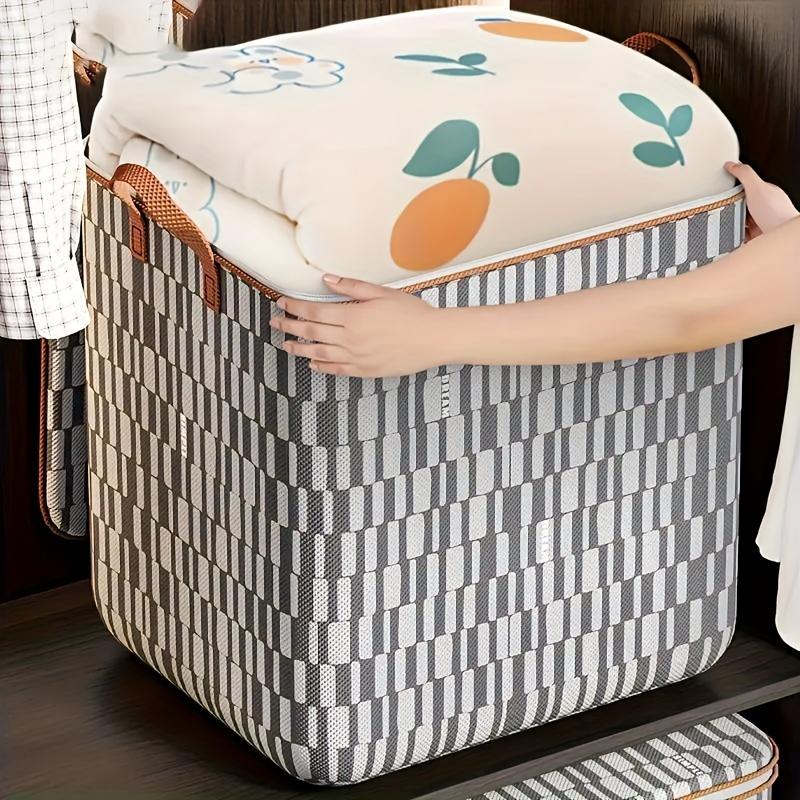 

100L Quilt Storage Box Waterproof Clothes Storage Bags Large Capacity Wardrobe Organizers Space Saving for Clothes Quilt 100L