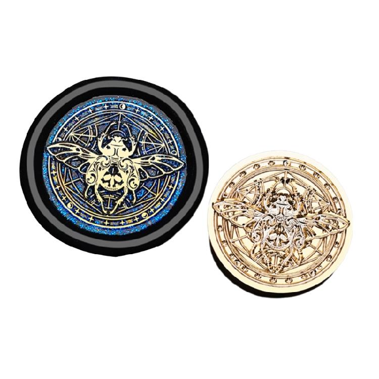 Butterfly Wax Seal Stamp Brass Head Insect Series Sealing Waxed Stamp for Photo Invitation Card Scrapbooking Decorations