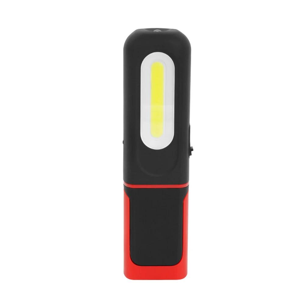 

Powerful COB LED Work Light Car Garage Mechanic Lamp USB Rechargeable Flashlight Magnetic Torch Emergency Light Warning Light чорний