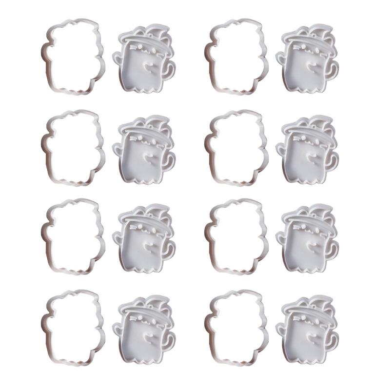 Pack of 8 Halloween Biscuit Molds Cookie Molds Cats Shape Biscuit Cutter Cookie Tool Present for Baking Enthusiasts