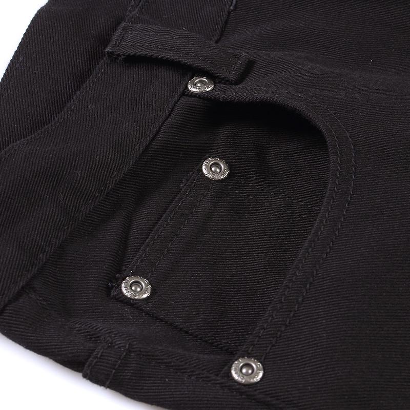 2024 Plus Size Men's Wide Leg Solid Color Denim Skateboard Pants - Spring/Autumn Loose Fit, Hip Hop Style