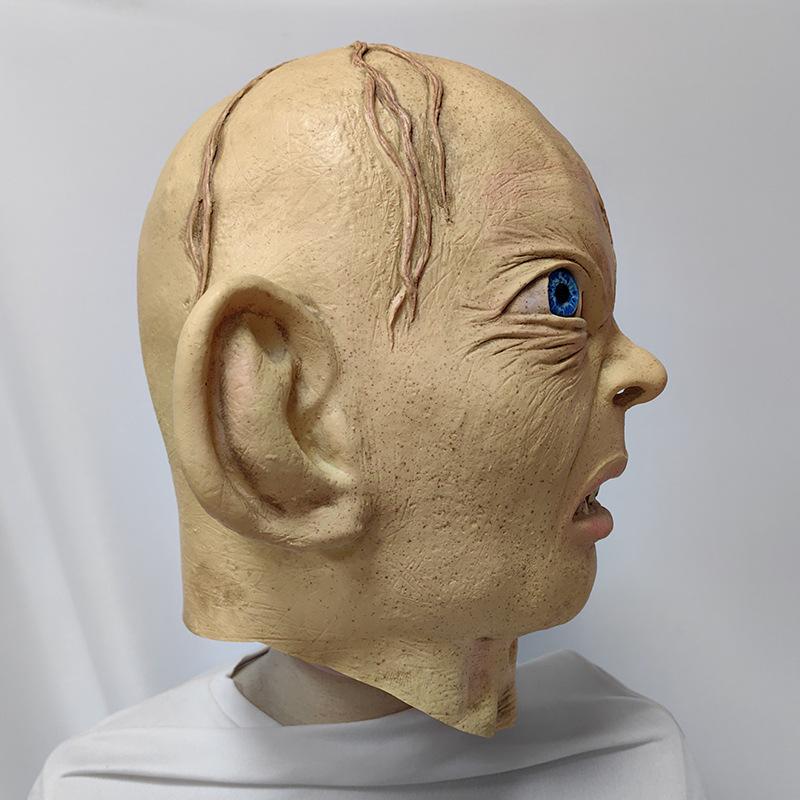 Halloween Lord of the Rings Magic Ring Gululum Mask Horror Zombie Headgear Latex Movie Party Mask Headgear