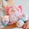 Genuine LuLu The Piggy Ocean Series Cute Plush Pendant Dolls Hexagonal Dinosaur Seal Lu Anime Peripheral Stuffed Ornaments Gift