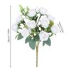 1/2 Stück Künstliche Rosenblumen Strauß Seiden-Falsche Blume für Hochzeitstisch Hausvase DIY Dekoration Geburtstagsparty Zubehör